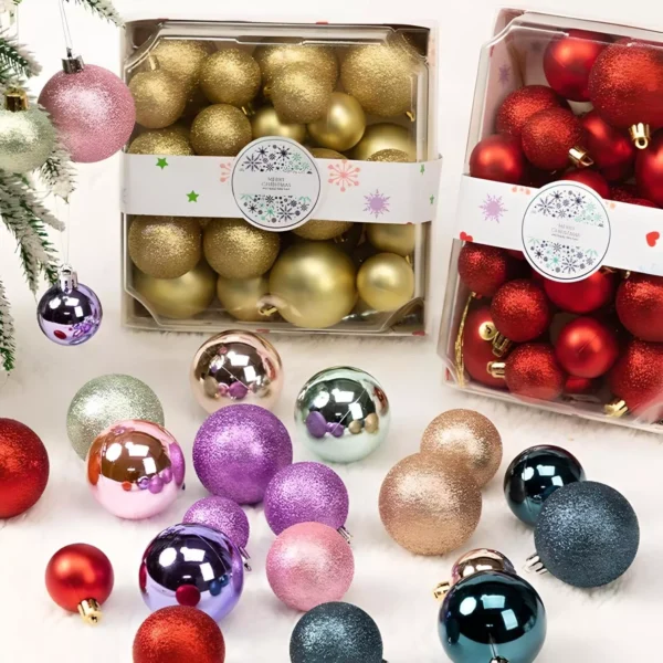 44-Piece Christmas Tree Ornaments Set - Image 5