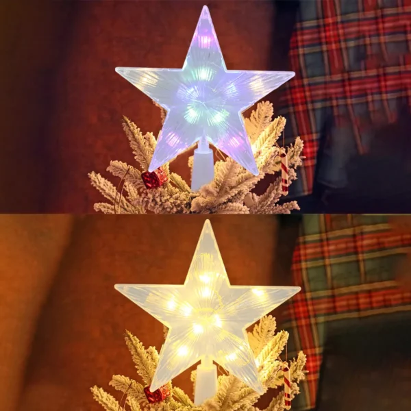Glowing Christmas Tree Top Star - Image 3