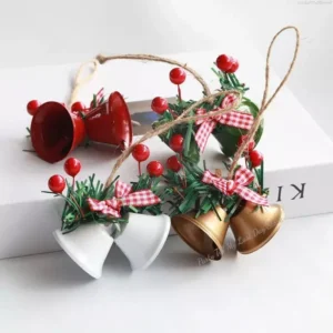 Festive Christmas Bells Hanging Ornament - Perfect for Tree & Home Décor