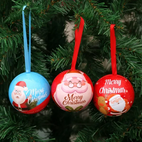 Christmas Candy Gift Box Metal Ornament - Image 4