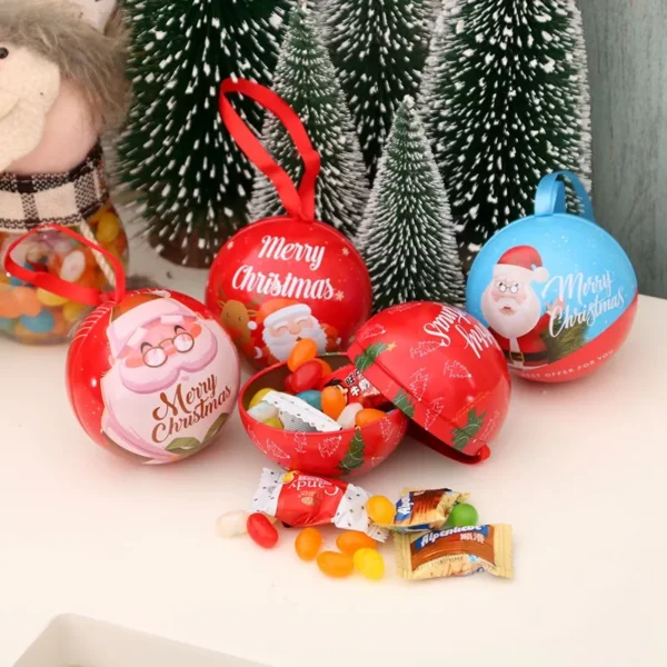 Christmas Candy Gift Box Metal Ornament - Image 3
