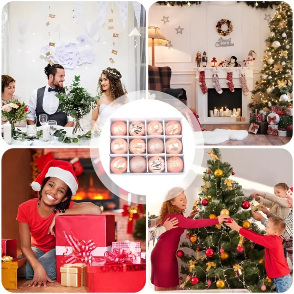 Shatterproof Christmas Ball Ornaments Set - Image 4