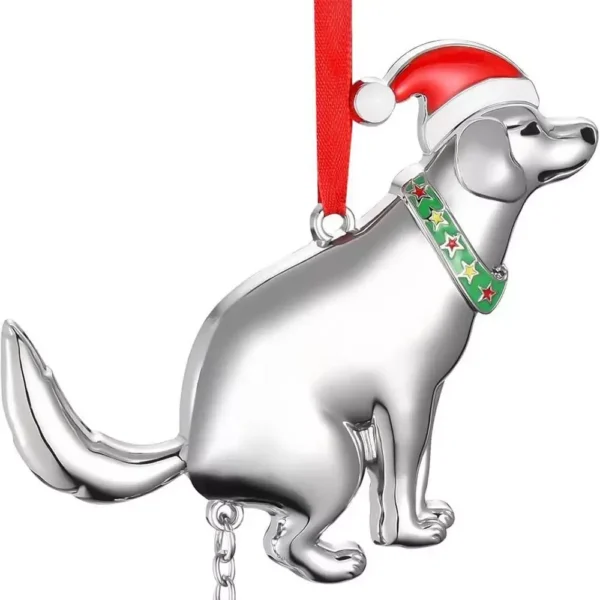 Humorous Christmas Pooping Dog Ornament - Image 5
