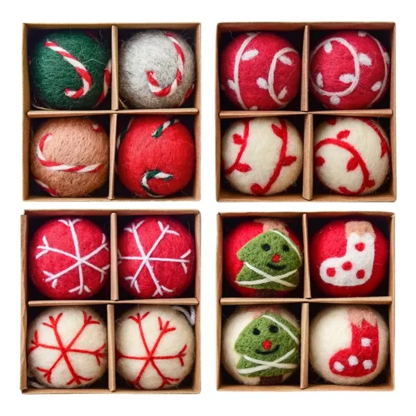 Felt Snowflake Christmas Ornaments - Image 5