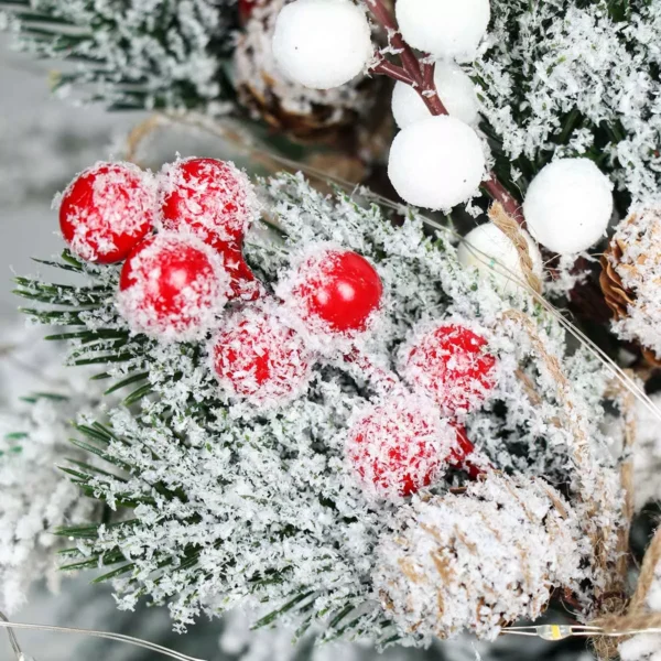 Christmas Red Berry Artificial Flower - Image 4