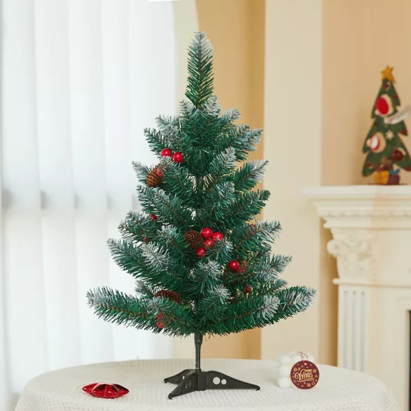 Artificial Red Pine Fruit Christmas Tree - Image 3