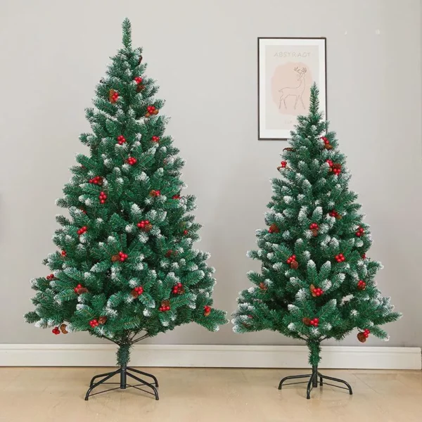 Artificial Red Pine Fruit Christmas Tree