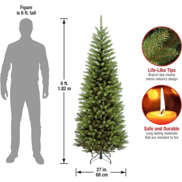 Slim 6-Foot Artificial Christmas Tree - Image 6