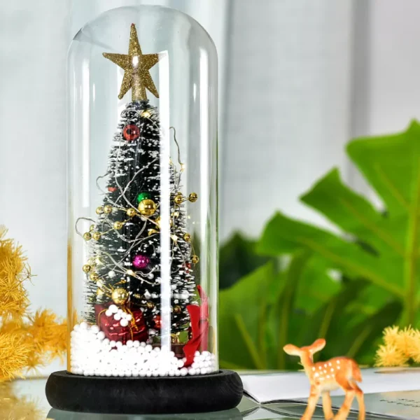 3D LED Crystal Ball Christmas Tree Night Light - Image 5