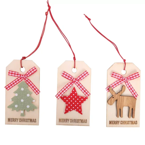 Wooden Christmas Tree Ornaments - Image 5