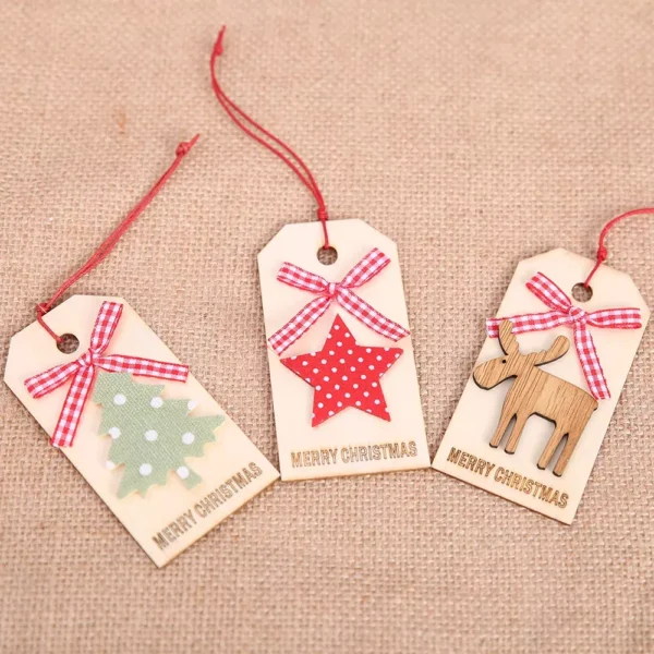 Wooden Christmas Tree Ornaments - Image 4