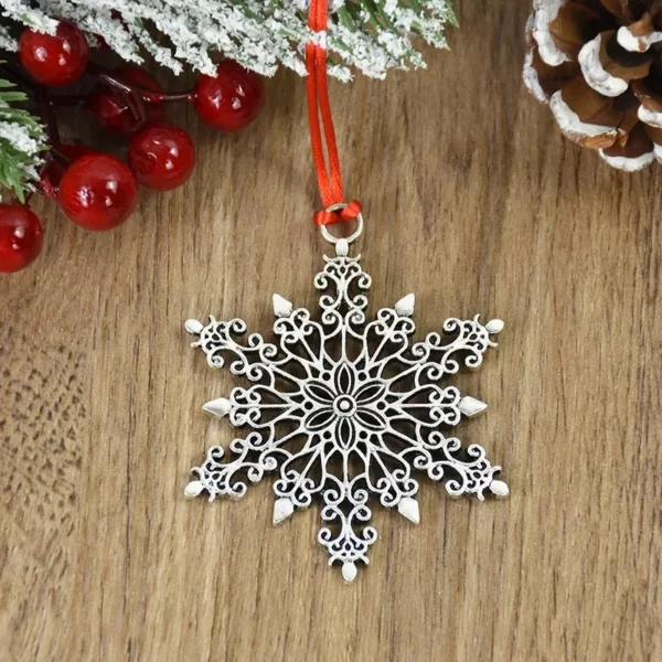Iron Gnome Snowflake Christmas Tree Ornament - Image 5