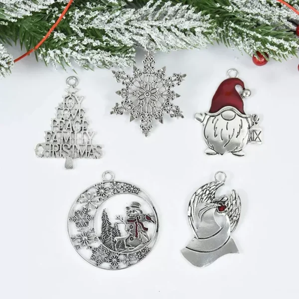 Iron Gnome Snowflake Christmas Tree Ornament - Image 7