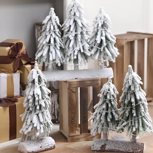 35cm LED White Christmas Tree - Image 3