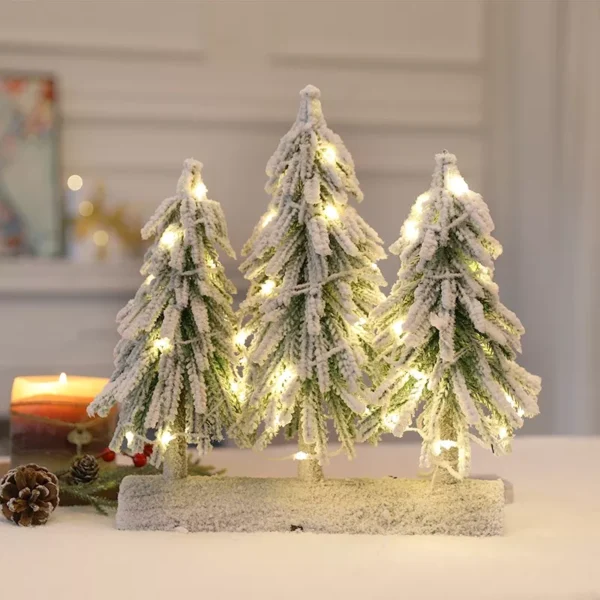 35cm LED White Christmas Tree - Image 5