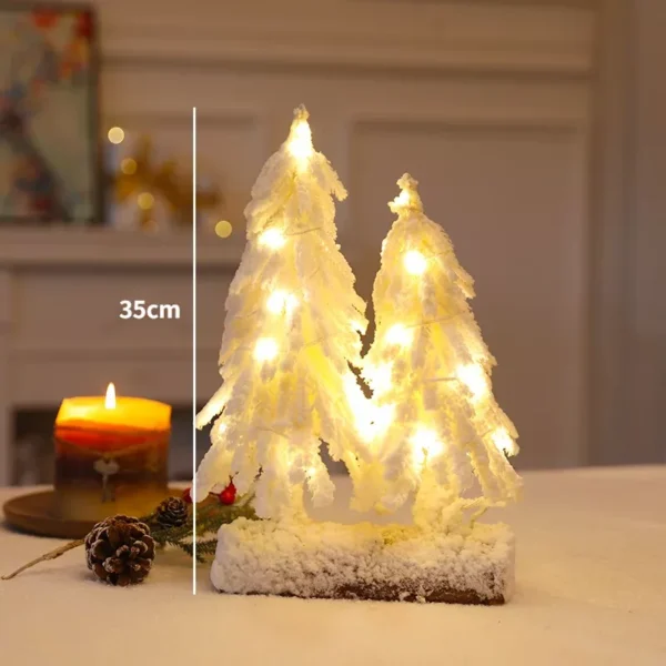 35cm LED White Christmas Tree - Image 7