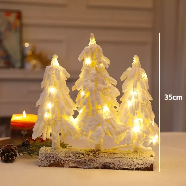 35cm LED White Christmas Tree - Image 6
