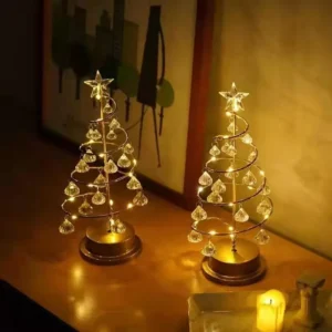 Christmas Tree Shaped Crystal Fairy Lights