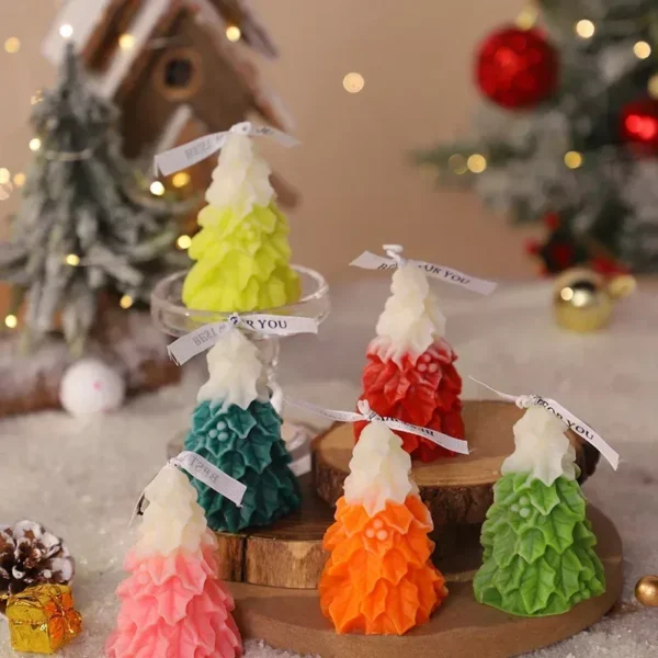 Mini Christmas Tree Scented Soy Wax Candle - Image 7