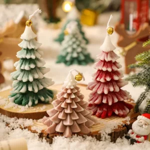 Elegant Christmas Tree Scented Candles