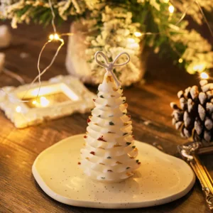 White Christmas Tree Scented Candle