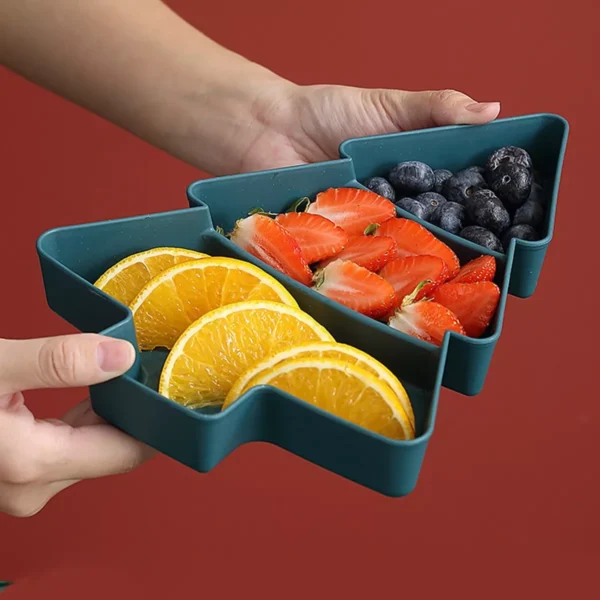 Christmas Tree Fruit Plate - Image 4
