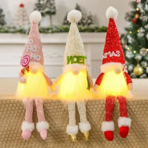 Faceless Gnome Christmas Doll