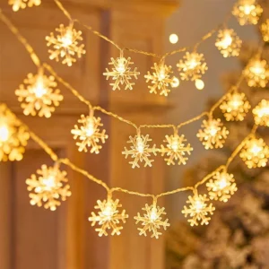 Christmas Snowflake String Lights