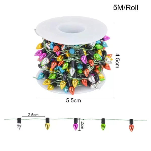 5M Colorful Bulb String Garland - Image 7