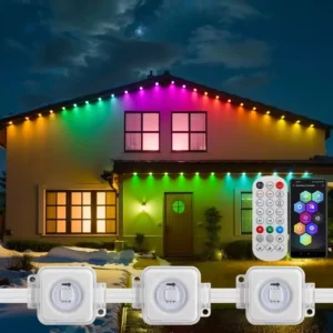 Outdoor Waterproof RGB LED Eaves Lights