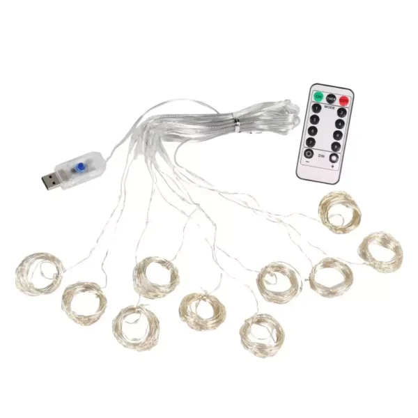 Christmas LED Curtain String Lights - Image 5