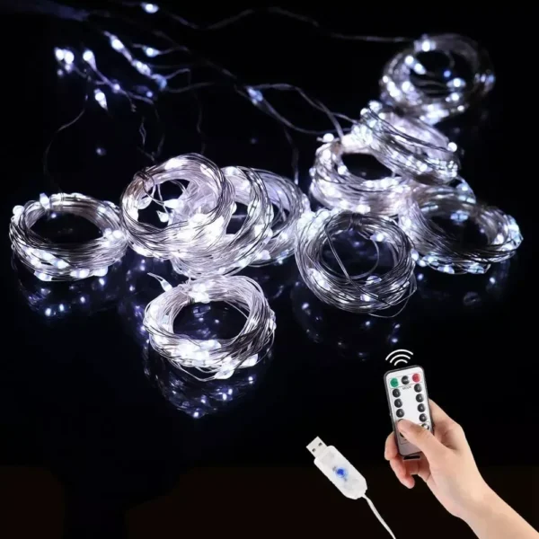 Christmas LED Curtain String Lights - Image 3