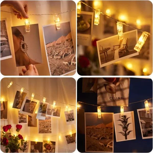 Photo Clip Light Banner for Parties and Celebrations - Image 3