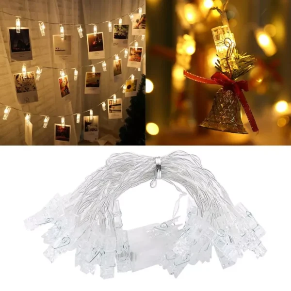 Photo Clip Light Banner for Parties and Celebrations - Image 2