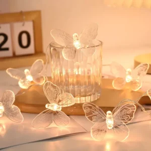 Butterfly LED Fairy Light String Garland - 1.5M Home Decoration