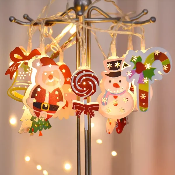 10 LED Santa Claus Garland - Image 5