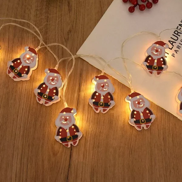 10 LED Santa Claus Garland - Image 3