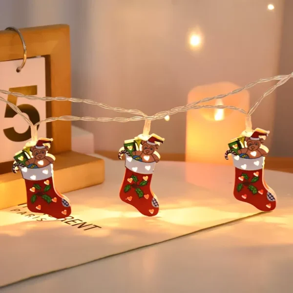 10 LED Santa Claus Garland - Image 6