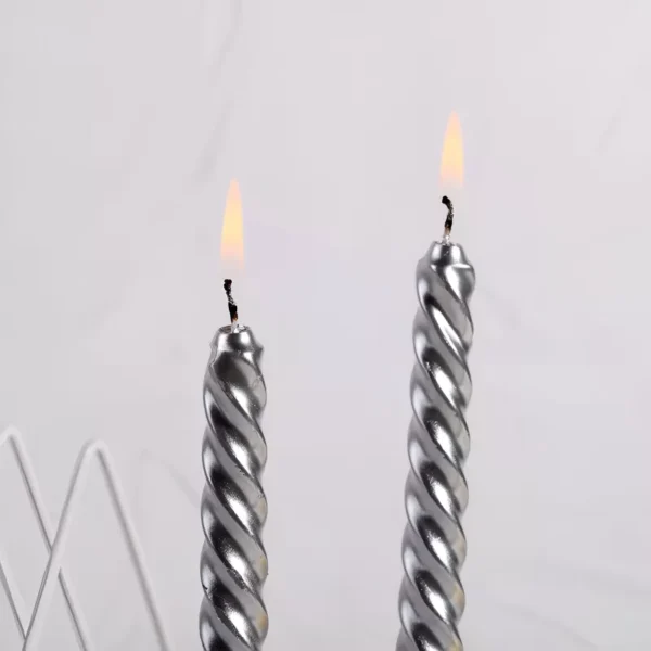 Elegant European-Style 10" Long Stick Candle 4 PCS Set - Image 5