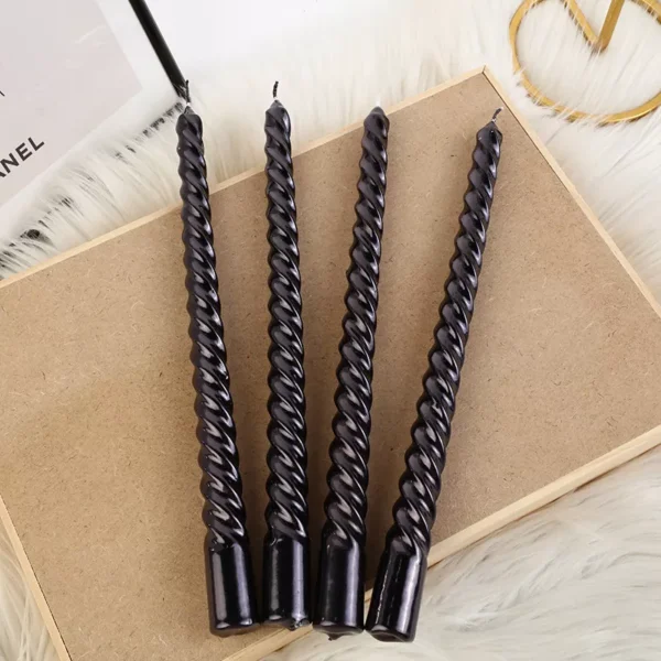 Elegant European-Style 10" Long Stick Candle 4 PCS Set - Image 6