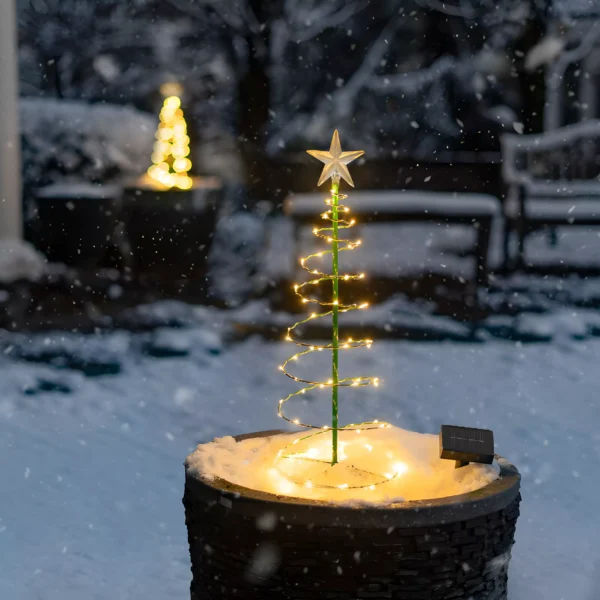 Solar LED Star String Lights - Festive Outdoor Decoration - Image 4