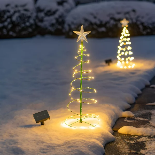 Solar LED Star String Lights - Festive Outdoor Decoration - Image 5