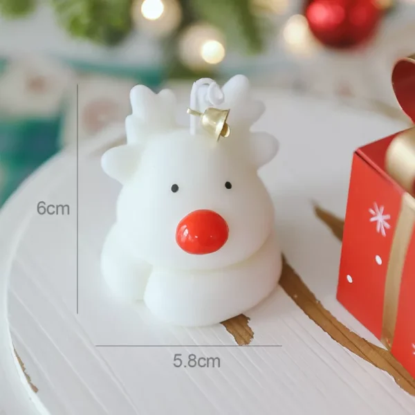 Elk-Shaped Christmas Scented Candle - Image 6