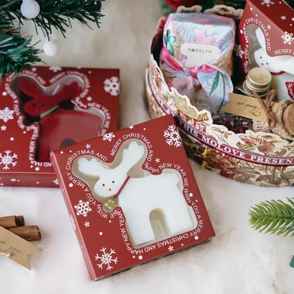 Elk Scented Candle Christmas Decor - Image 6