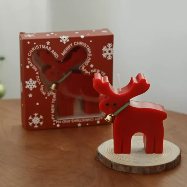Elk Scented Candle Christmas Decor - Image 5
