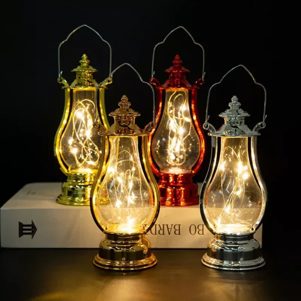 Energy-Saving Retro Oil Lamp LED Night Light - Image 3