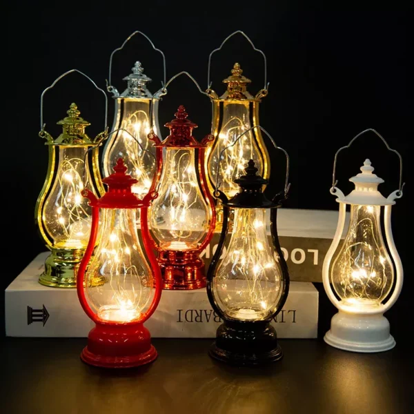 Energy-Saving Retro Oil Lamp LED Night Light - Image 2