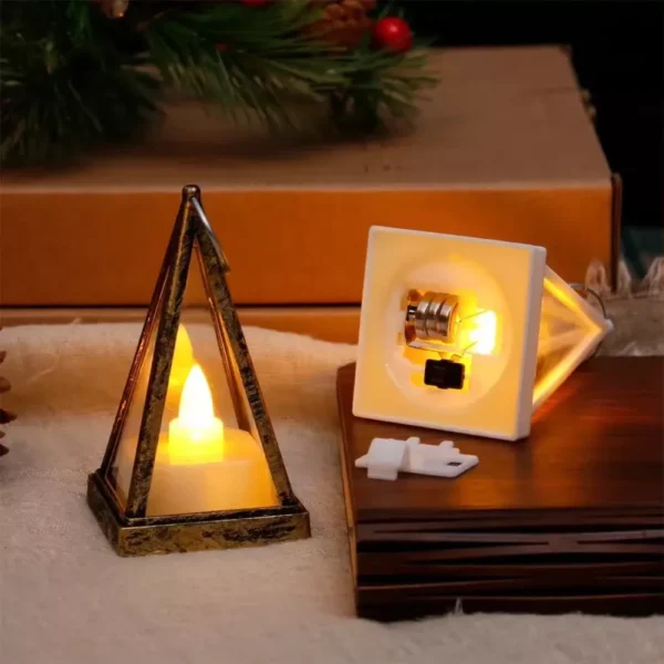 LED Triangle Candle Night Light - Image 5