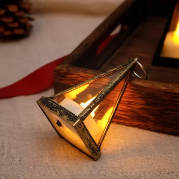 LED Triangle Candle Night Light - Image 4