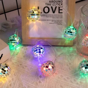 1.5m Disco Ball String Lights